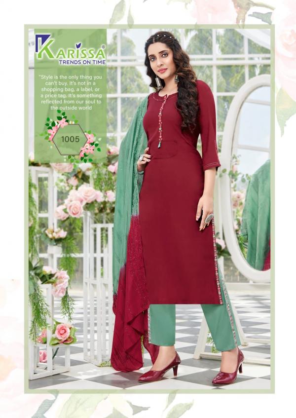 Karissa Ananya Fancy Kurti With Bottom Dupatta Collection